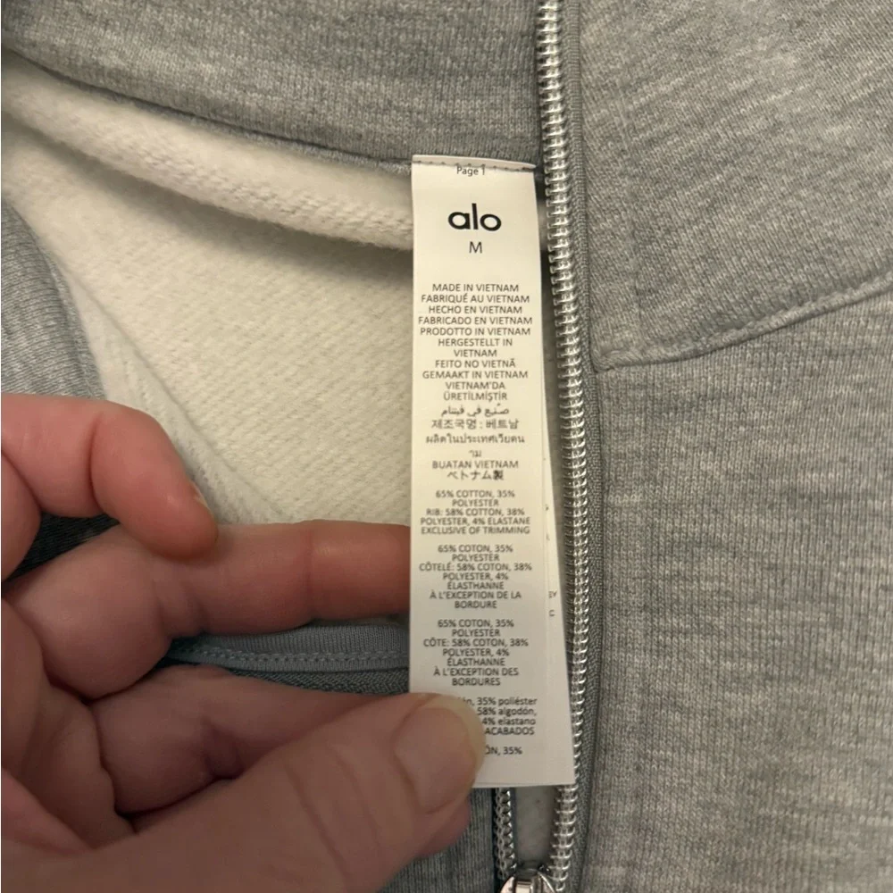 ALO Accolade 1/4 zip pullover - Picture 4 of 4